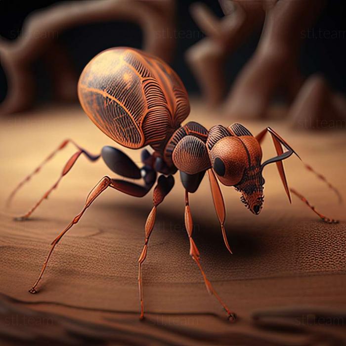 3D model Pheidole branstetteri (STL)